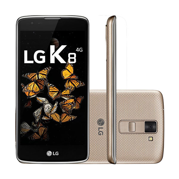 Smartphone LG K8 Dourado